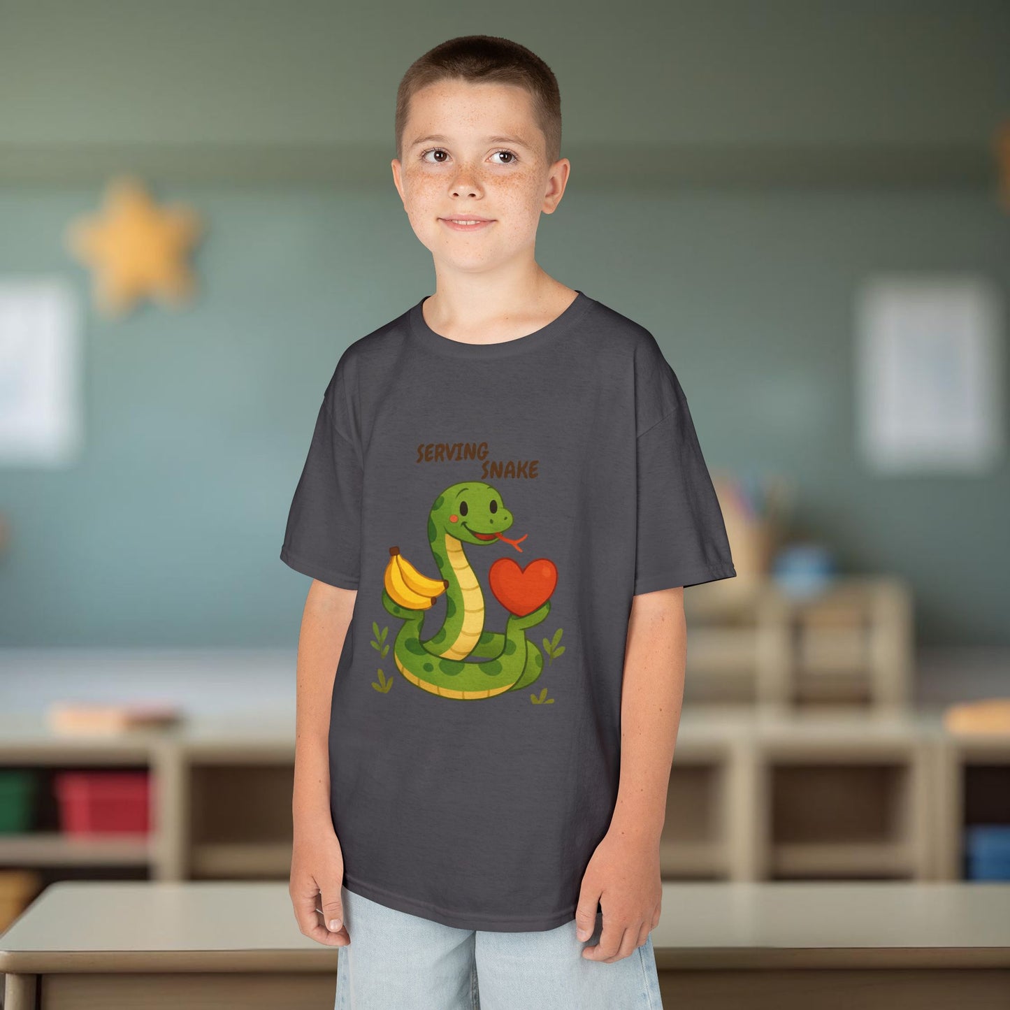Comfy Kids Tee - Serving Snake