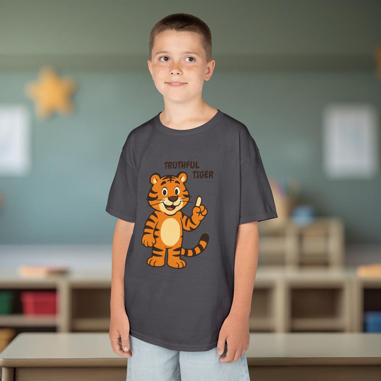 Comfy Kids Tee - Truthful Tiger