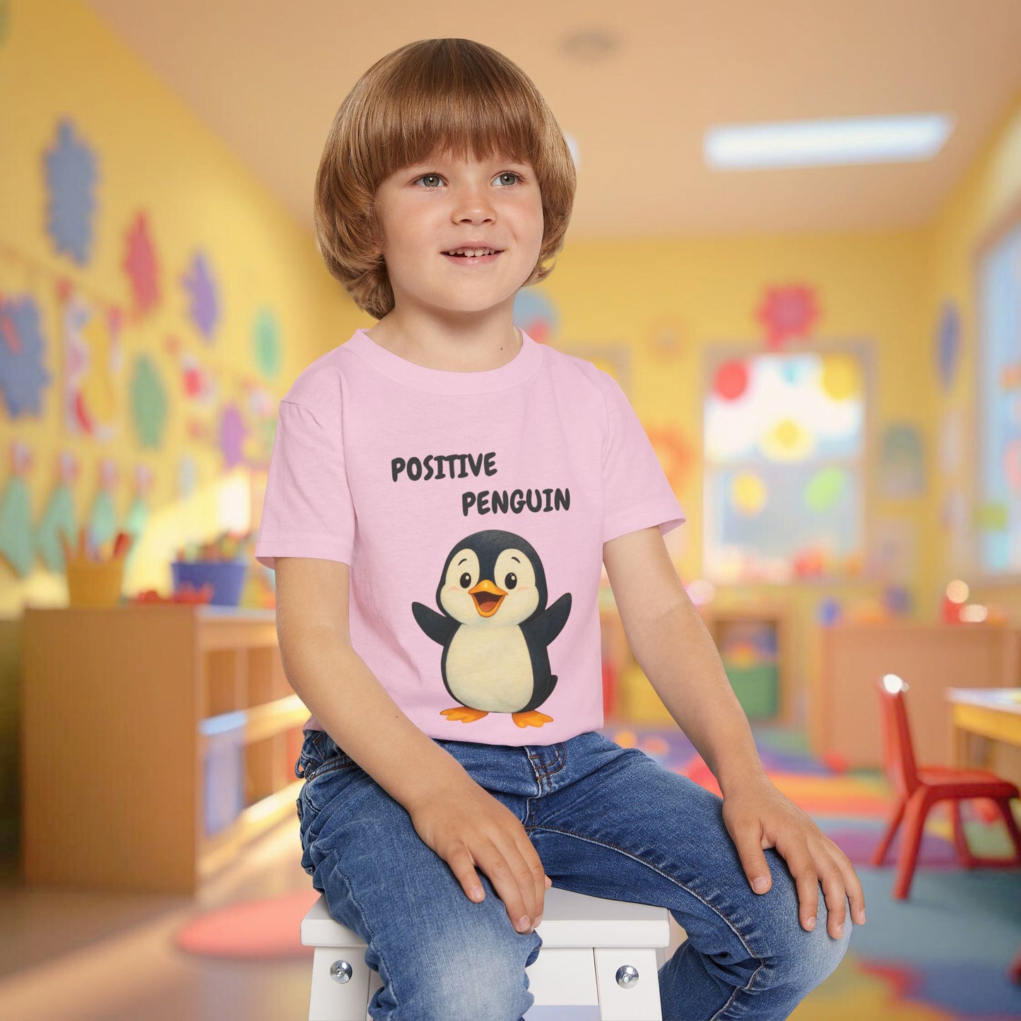 Toddler Tee - Positive Penguin
