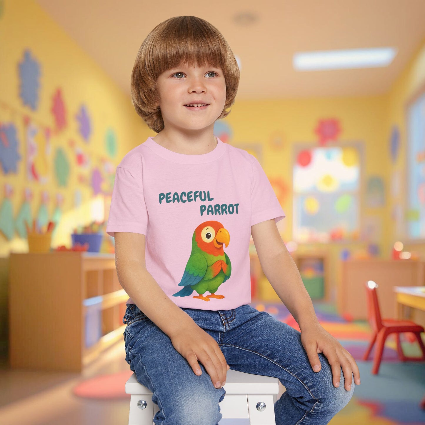 Toddler Tee - Peaceful Parrot
