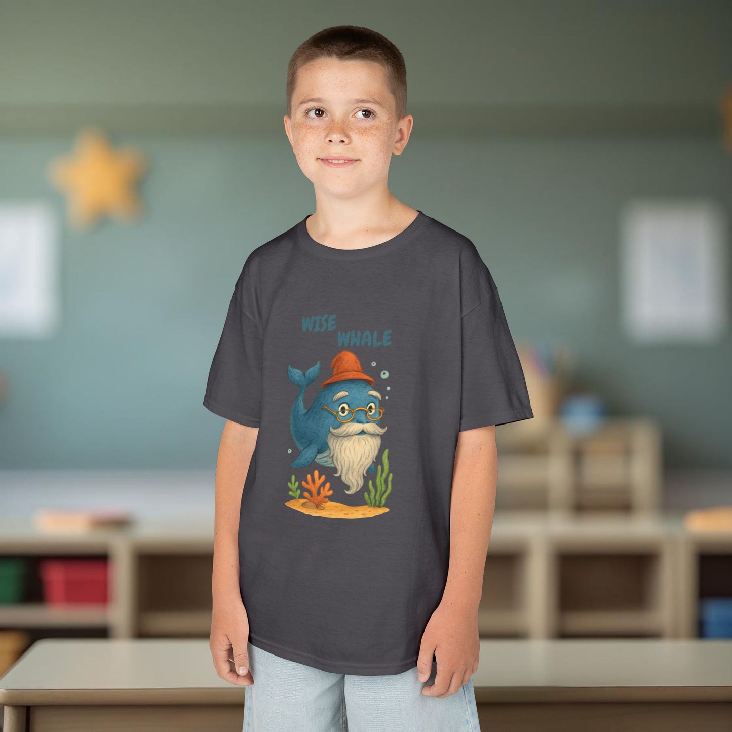 Comfy Kids Tee - Wise Whale