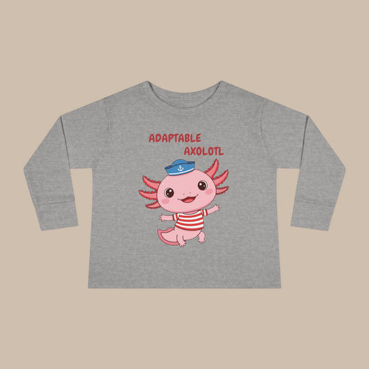 Toddler Long Sleeve Tee - Adaptable Axolotl