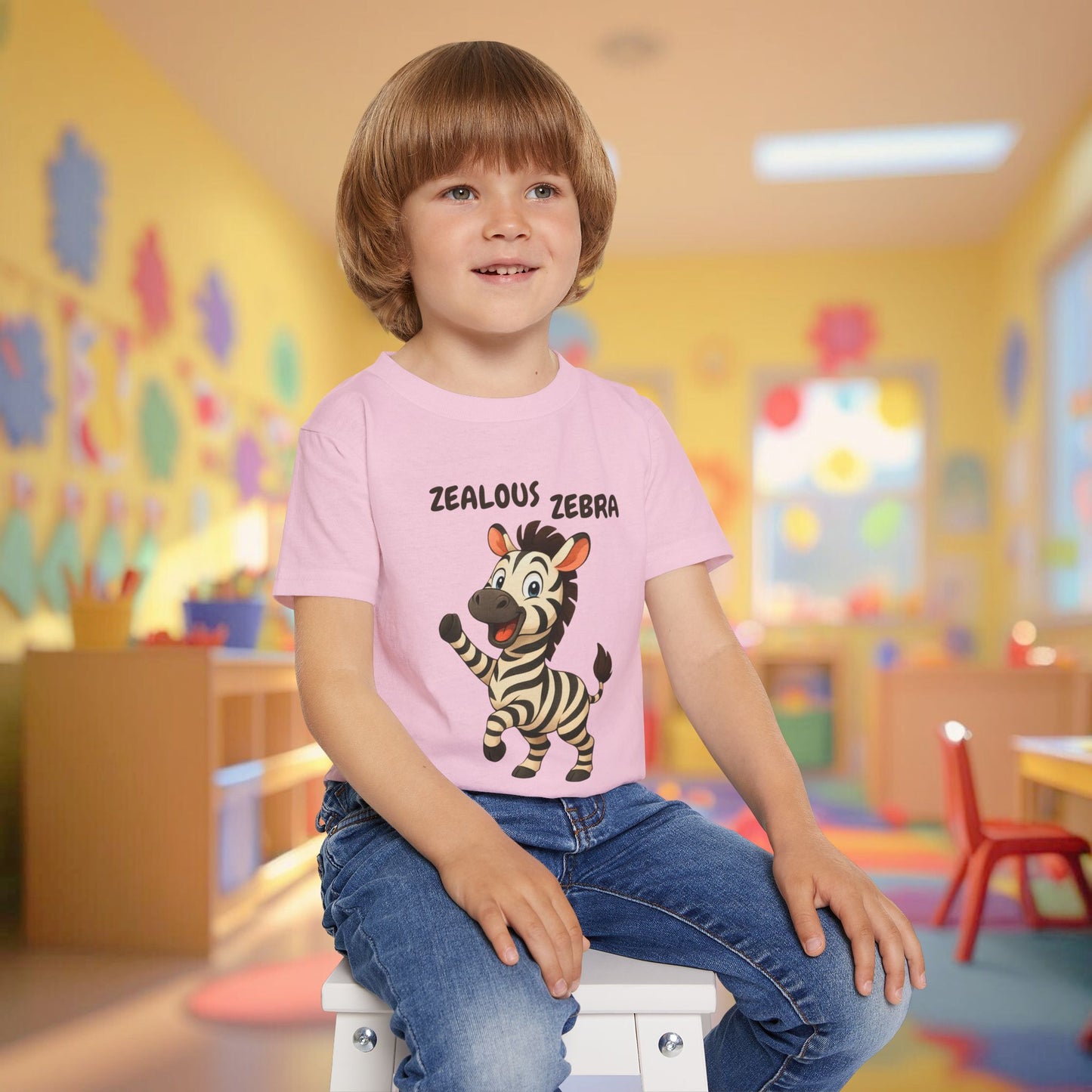 Toddler Tee - Zealous Zebra