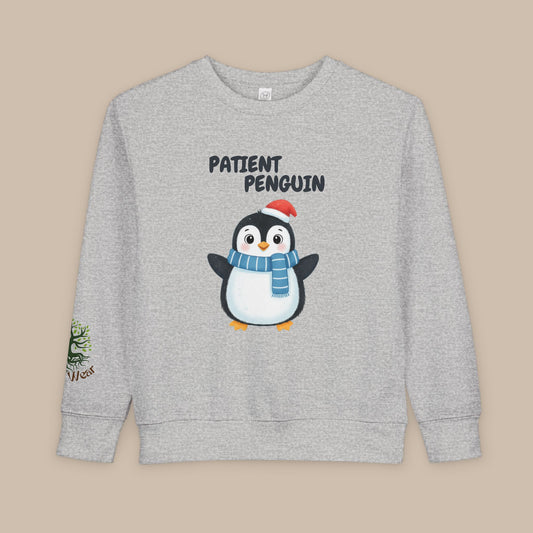 Toddler Sweatshirt - Patient Penguin