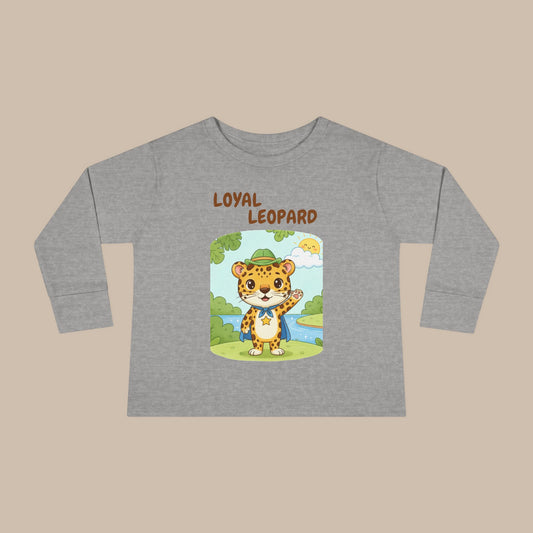 Toddler Long Sleeve Tee - Loyal Leopard