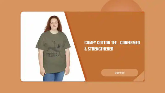 Comfy Cotton Tee - Confirmed & Strengthened by@Outfy