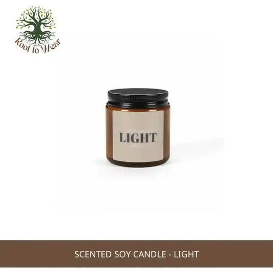 Scented Soy Candle - LIGHT by@Outfy