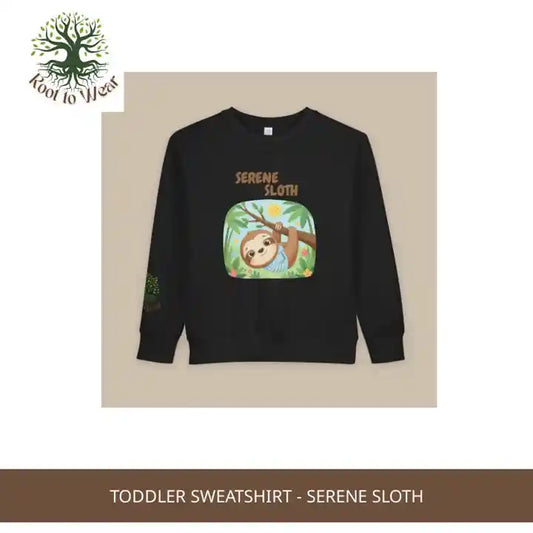 Toddler Sweatshirt - Serene Sloth by@Outfy
