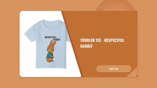 Toddler Tee - Respectful Rabbit by@Outfy