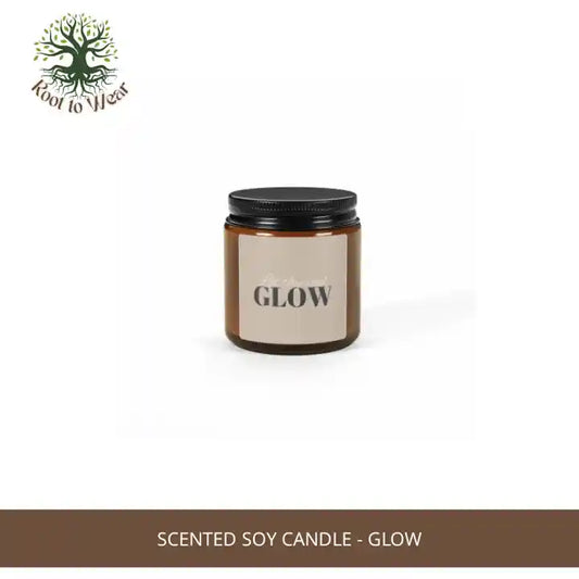 Scented Soy Candle - GLOW by@Outfy