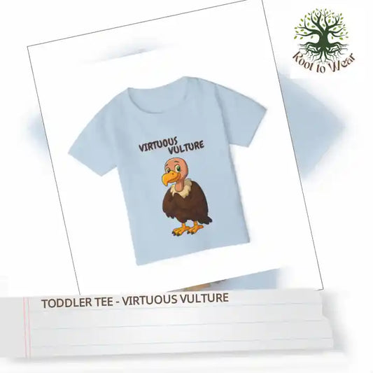 Toddler Tee - Virtuous Vulture by@Outfy
