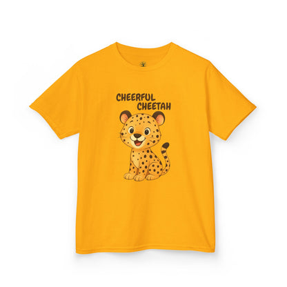 Comfy Kids Tee - Cheerful Cheetah