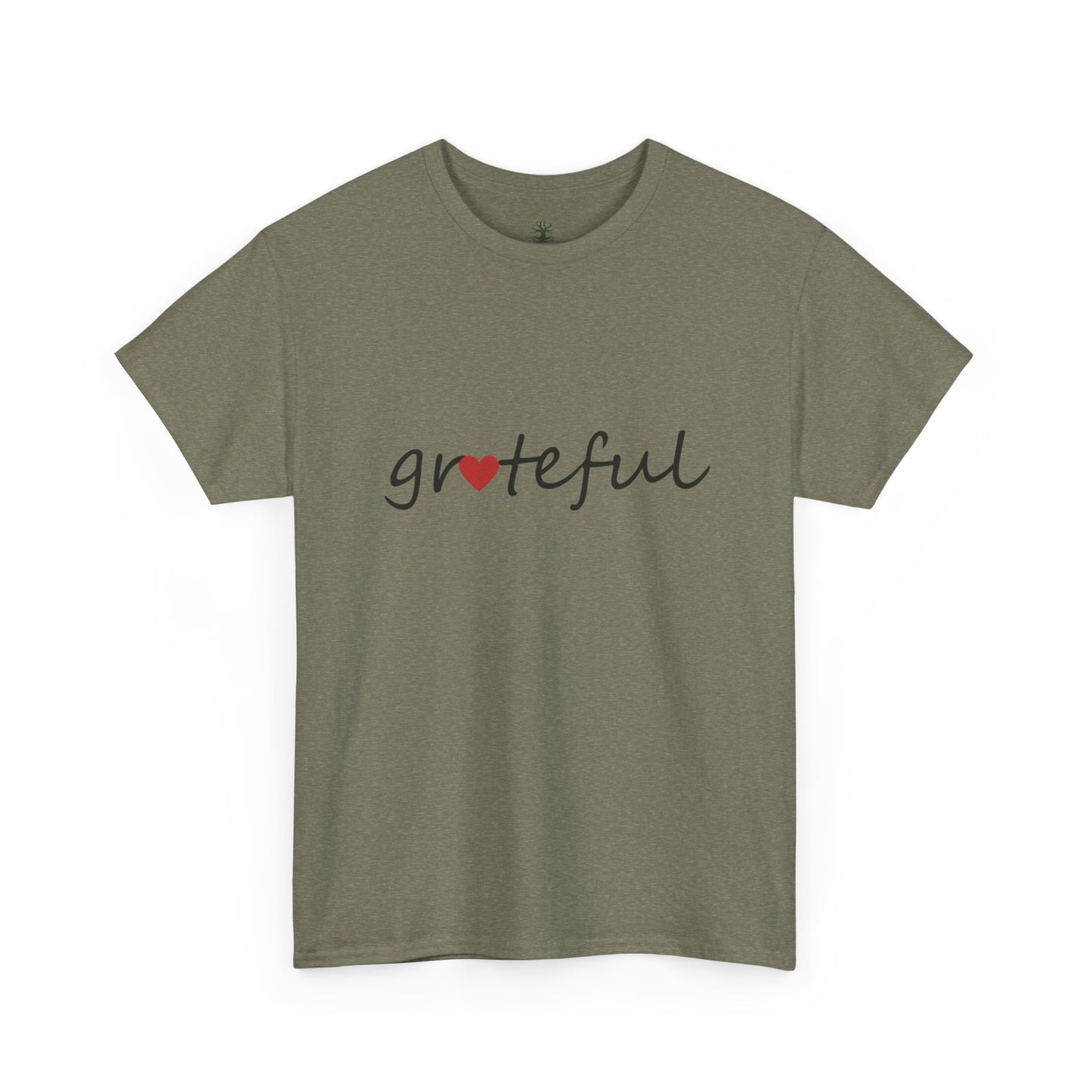 Comfy Cotton Tee - Grateful Heart