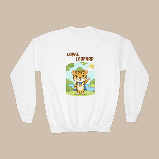 Comfy Kids Sweatshirt - Loyal Leopard