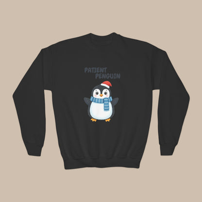 Comfy Kids Sweatshirt - Patient Penguin