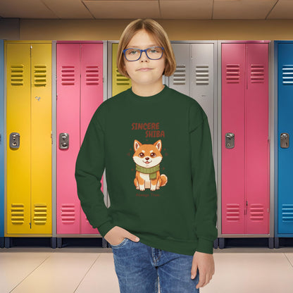 Comfy Kids Sweatshirt - Sincere Shiba - Always True