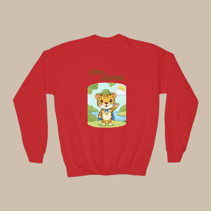 Comfy Kids Sweatshirt - Loyal Leopard
