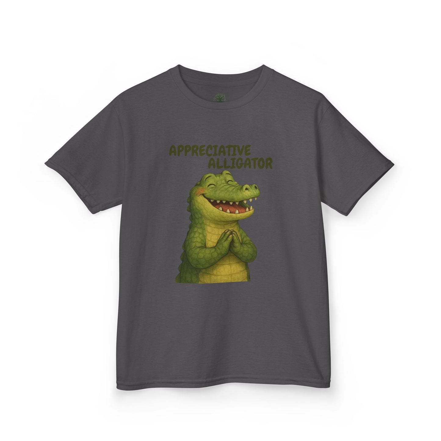 Comfy Kids Tee - Appreciative Alligator