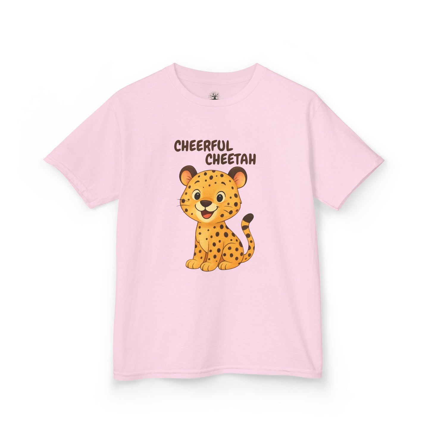 Comfy Kids Tee - Cheerful Cheetah
