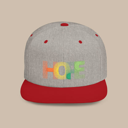 Flat Bill Snapback Cap - HOPE