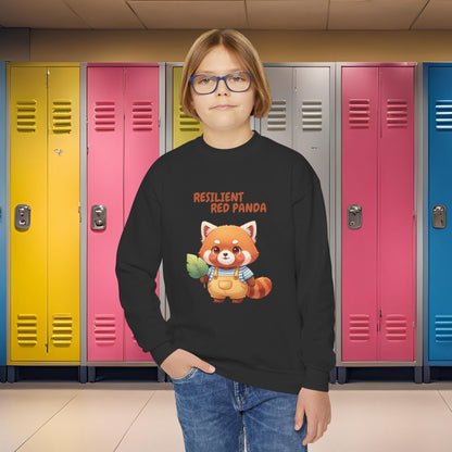 Comfy Kids Sweatshirt - Resilient Red Panda