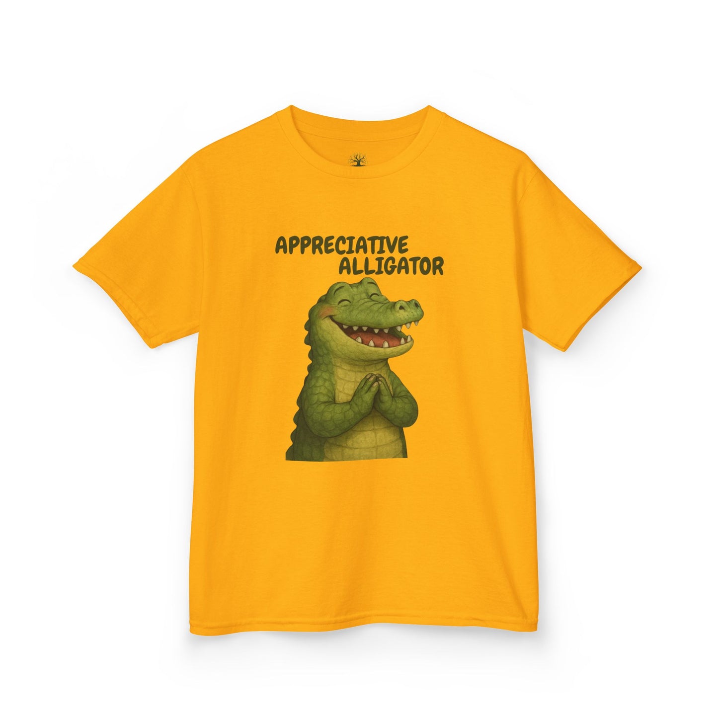 Comfy Kids Tee - Appreciative Alligator