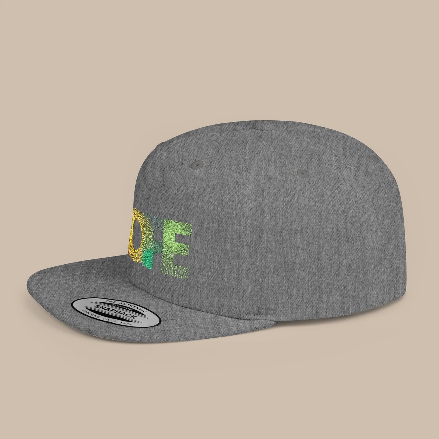 Flat Bill Snapback Cap - HOPE