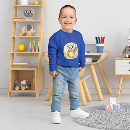 Toddler Sweatshirt - Optimistic Owl