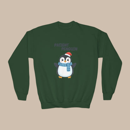 Comfy Kids Sweatshirt - Patient Penguin