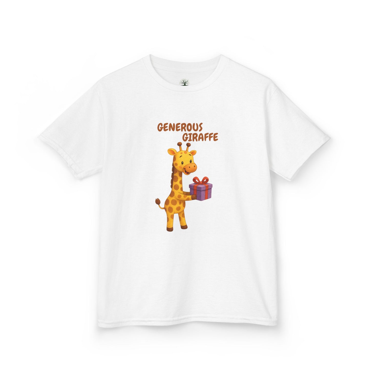 Comfy Kids Tee - Generous Giraffe