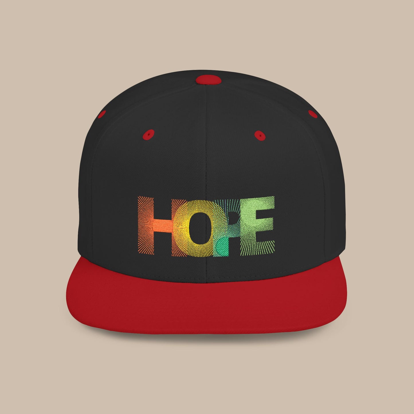 Flat Bill Snapback Cap - HOPE