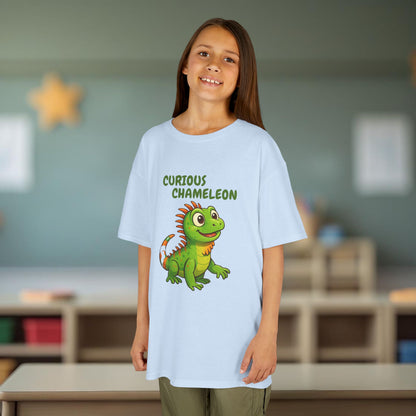 Comfy Kids Tee - Curious Chameleon