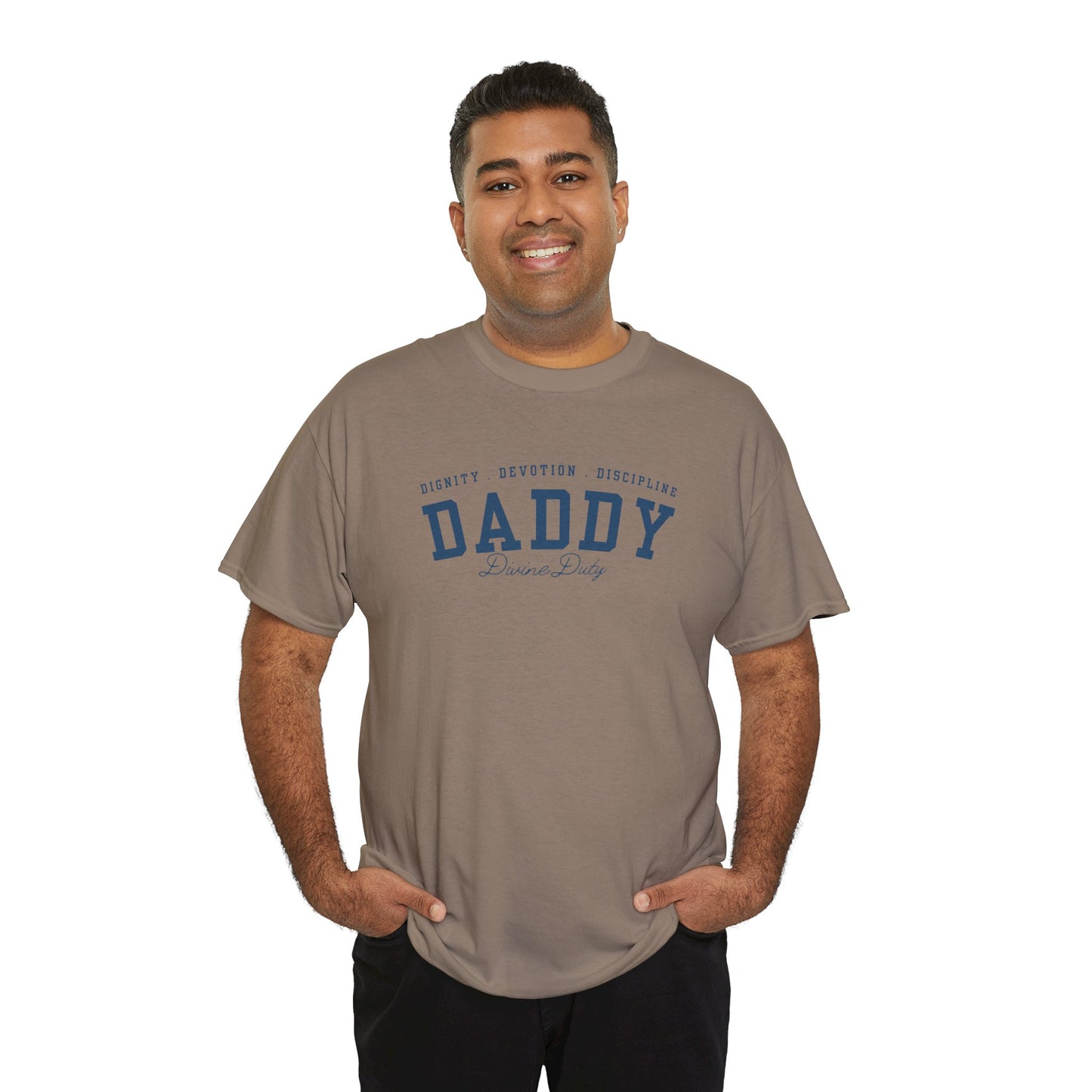 Comfy Cotton Tee - Daddy: Dignity, Devotion, Discipline