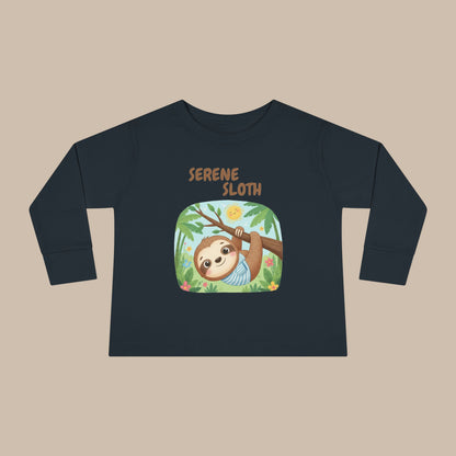 Toddler Long Sleeve Tee - Serene Sloth