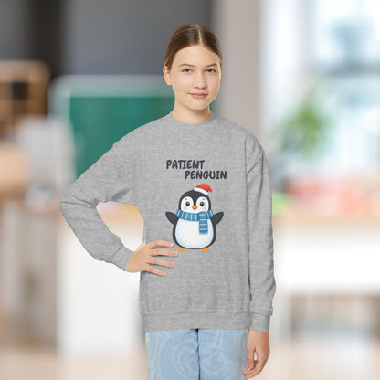 Comfy Kids Sweatshirt - Patient Penguin