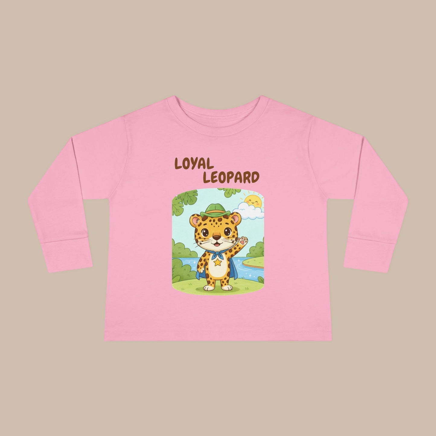 Toddler Long Sleeve Tee - Loyal Leopard