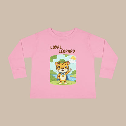 Toddler Long Sleeve Tee - Loyal Leopard