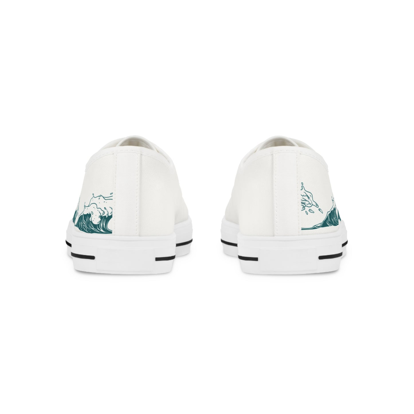 Men’s Low Top Sneakers - Waves of One Sea