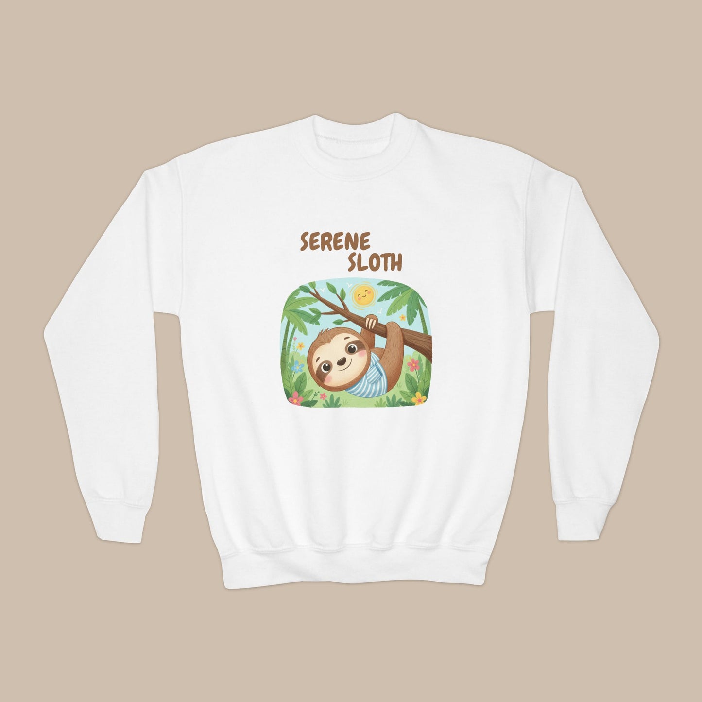 Comfy Kids Sweatshirt - Serene Sloth