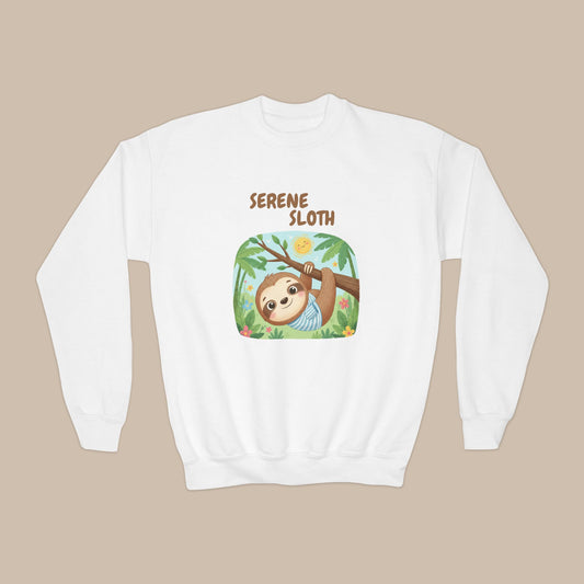 Comfy Kids Sweatshirt - Serene Sloth