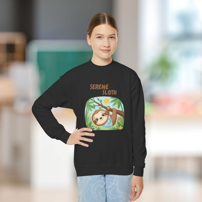Comfy Kids Sweatshirt - Serene Sloth