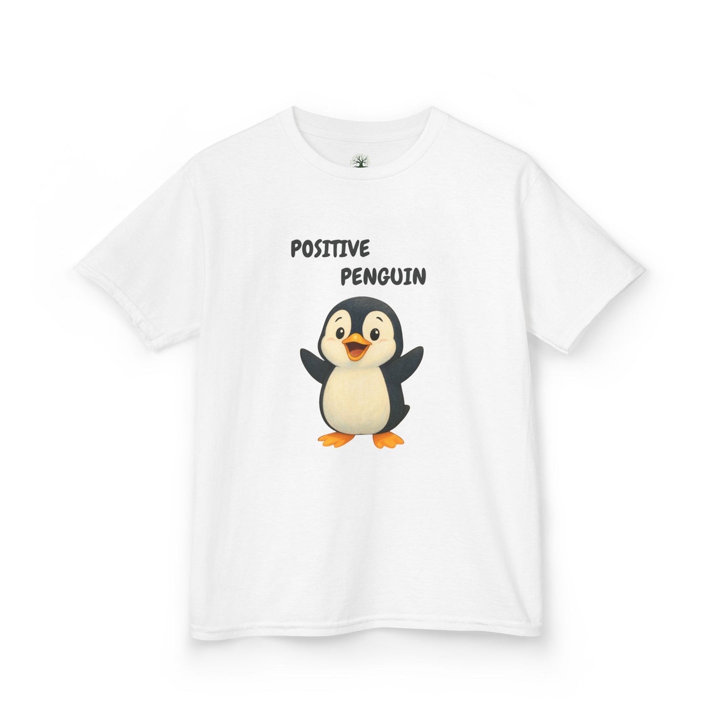 Comfy Kids Tee - Positive Penguin