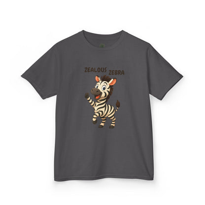 Comfy Kids Tee - Zealous Zebra