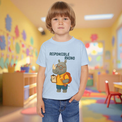 Toddler Tee - Responsible Rhino