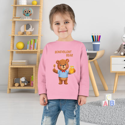 Toddler Long Sleeve Tee - Benevolent Bear