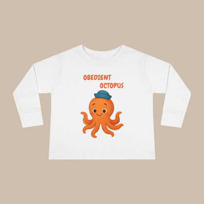 Toddler Long Sleeve Tee - Obedient Octopus