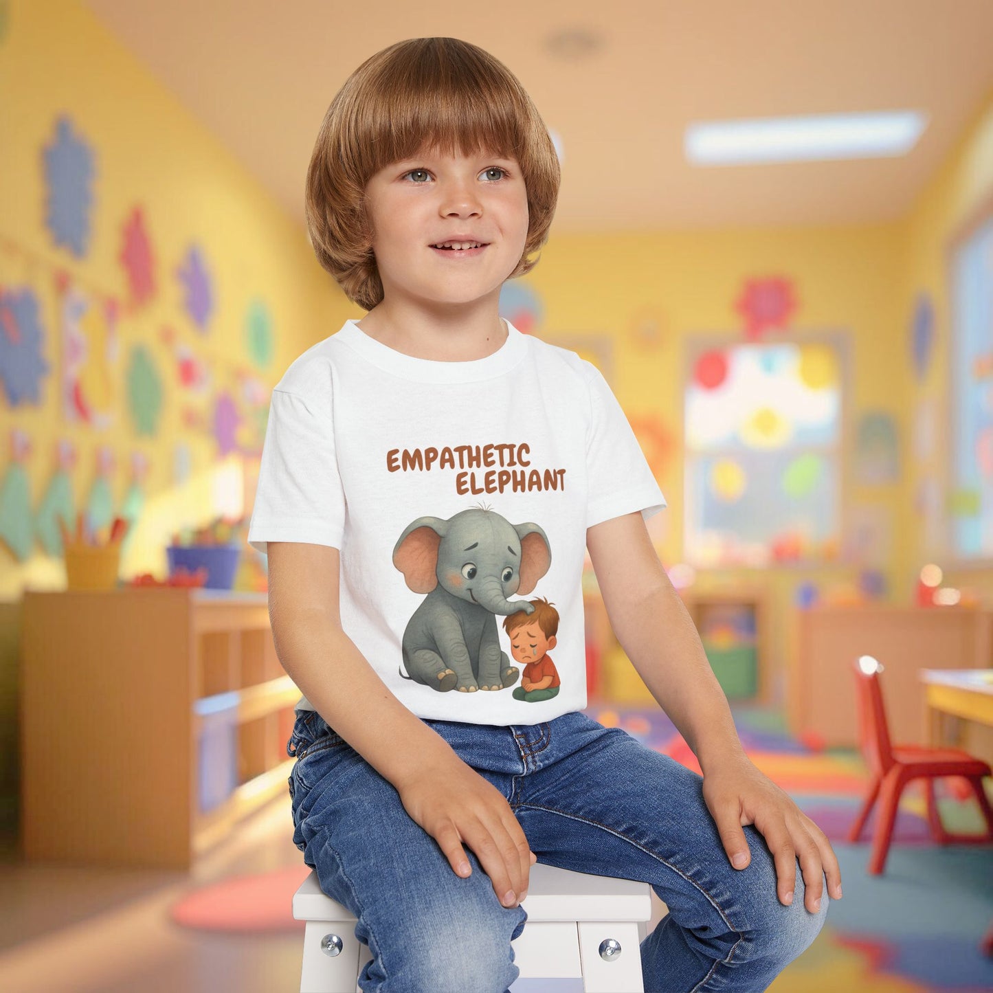 Toddler Tee - Empathetic Elephant