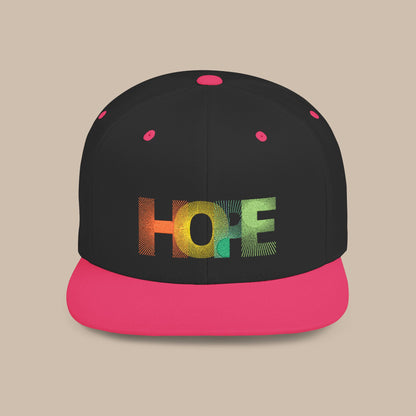 Flat Bill Snapback Cap - HOPE