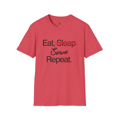 Soft & Stylish Tee - Eat, Serve, Repeat