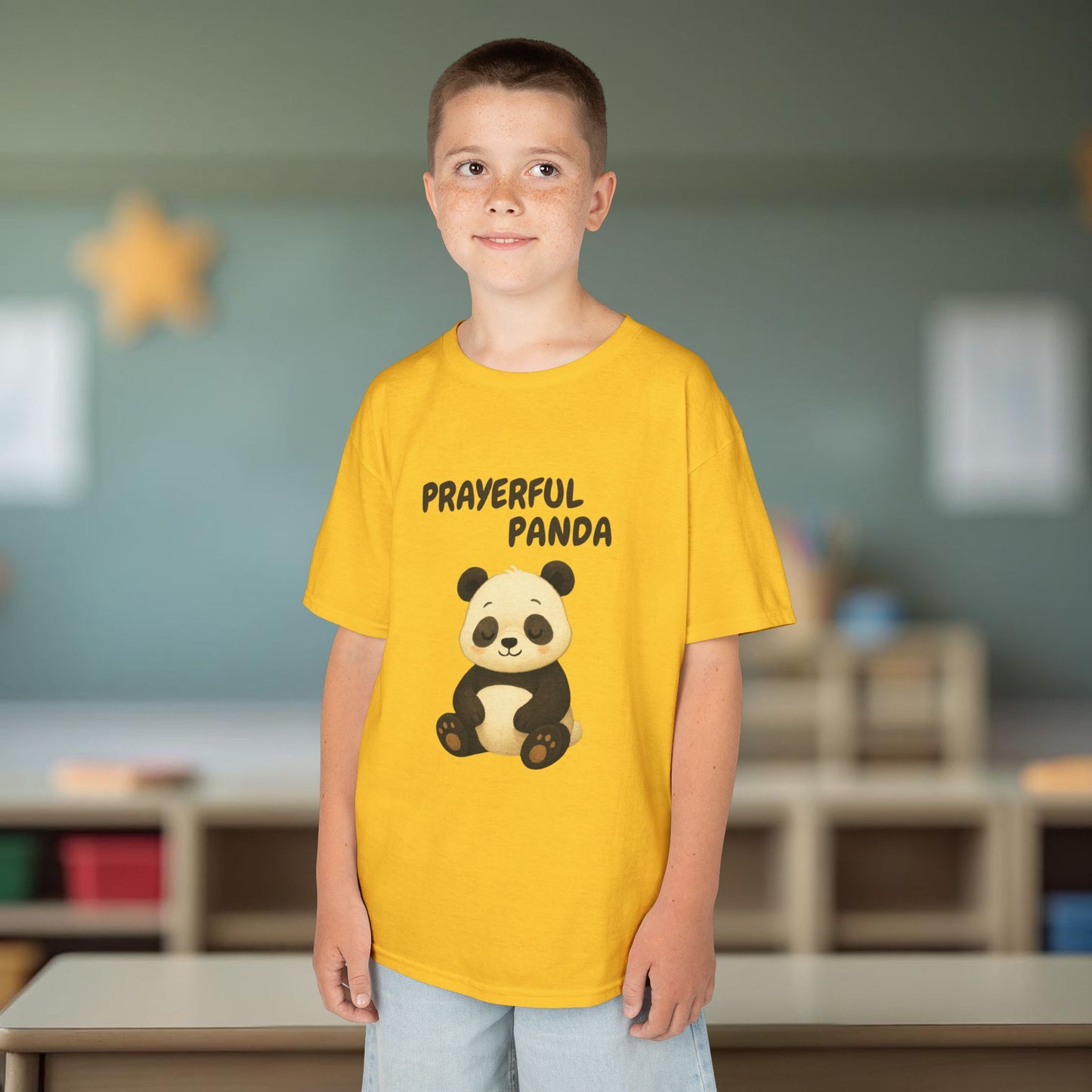 Comfy Kids Tee - Prayerful Panda